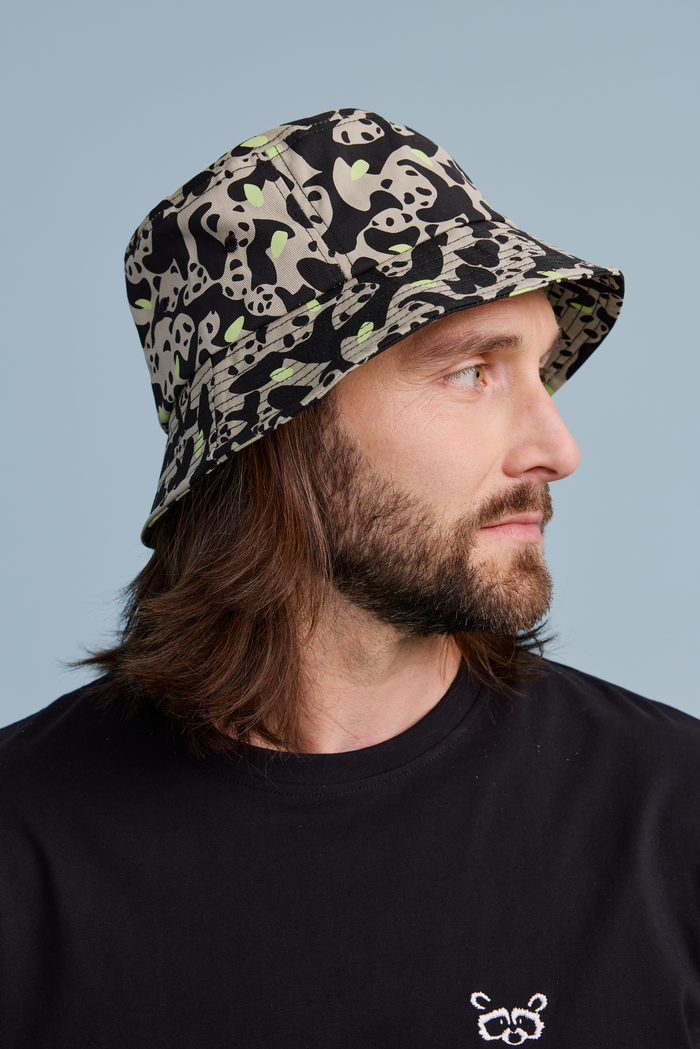 Finlayson Sukukokous Bucket Hat Olive Green / Black