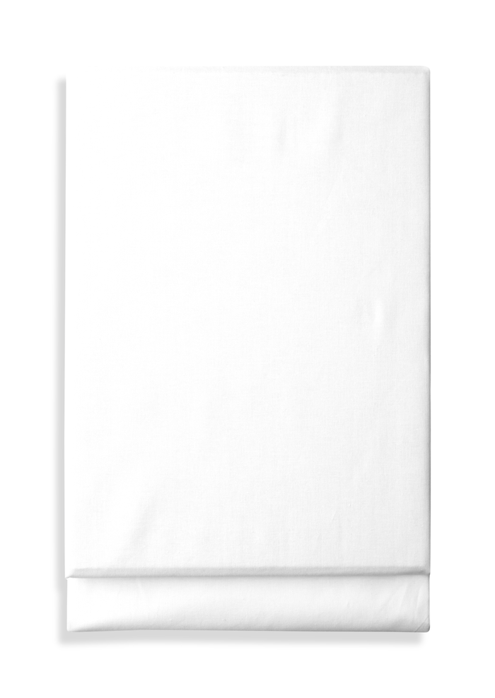 Finlayson Solid Colour Fitted Twill Bed Sheet White