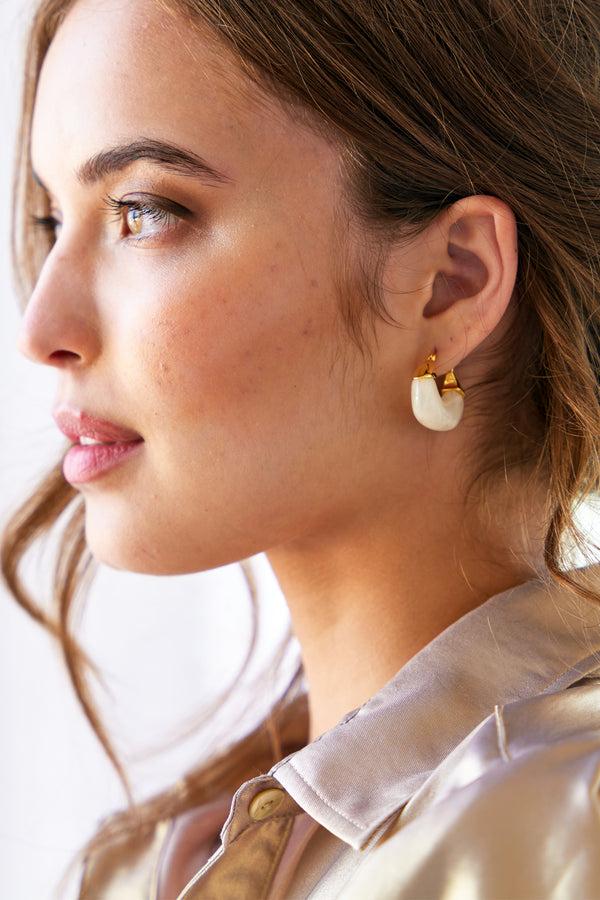 Finley Amelia Hoop Earrings By Accessory Concierge