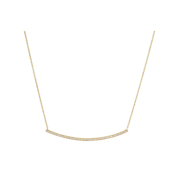 finley Pave Bar Necklace by Accessory Concierge