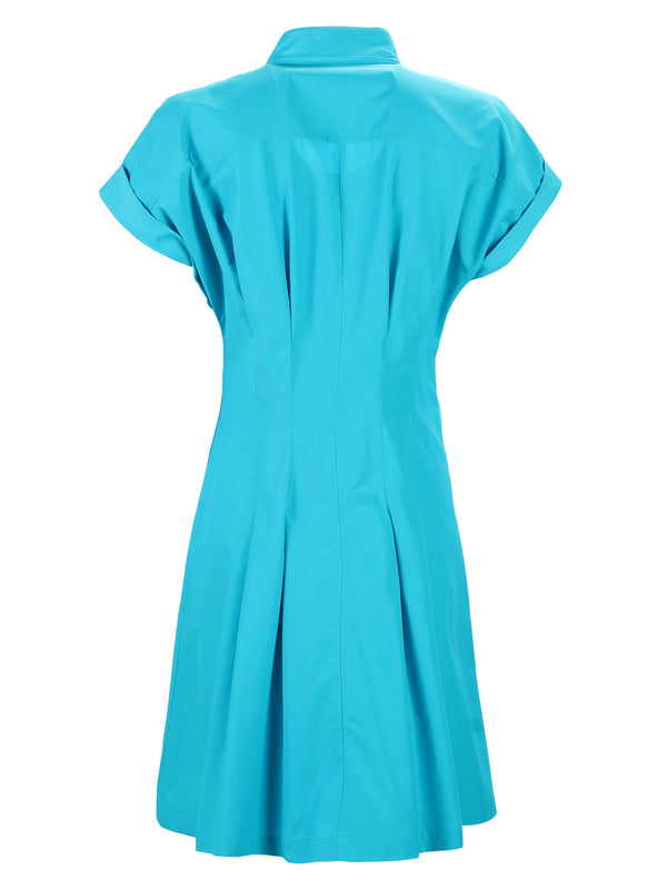 Finley Rocky Red And White Stripe Tie Front Dress With Fit-and-flare Shape