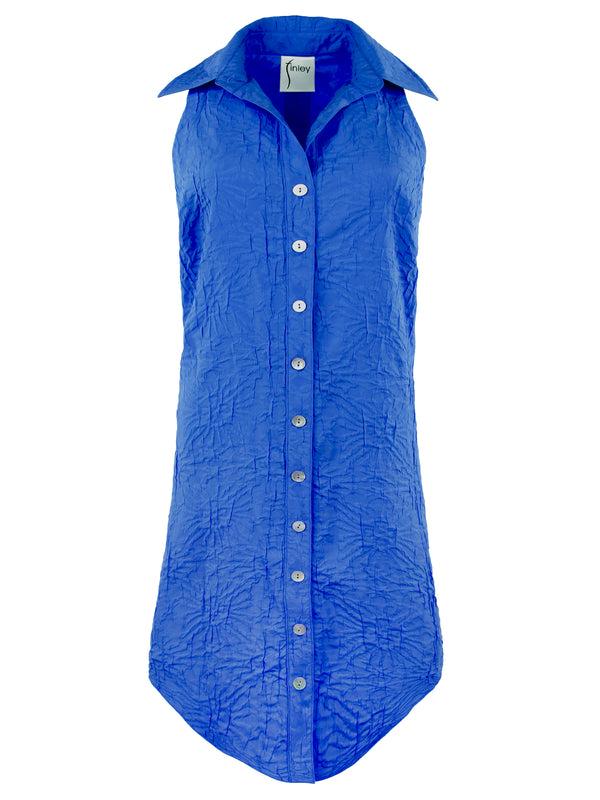 Finley Swing Dress Sleeveless Polyester Blend Shirt Dress With A Relaxed A-line Silhouette