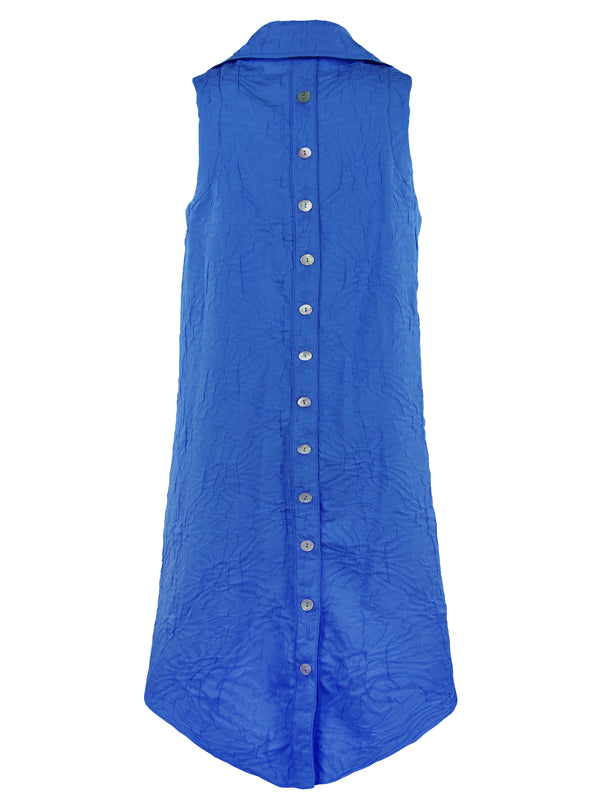 Finley Swing Dress Sleeveless Polyester Blend Shirt Dress With A Relaxed A-line Silhouette
