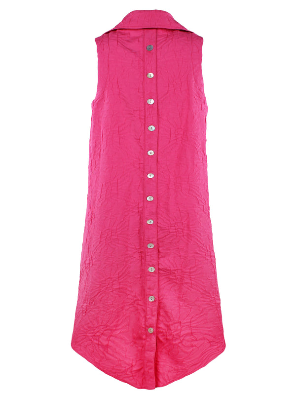 Finley Swing Dress Sleeveless Polyester Blend Shirt Dress With A Relaxed A-line Silhouette