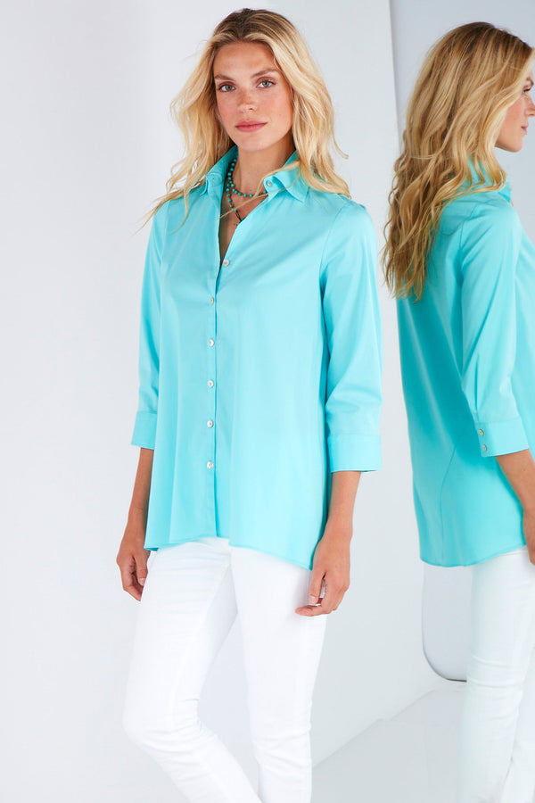 Finley Trapeze Top Black Tunic Top With A Relaxed A-line Shape