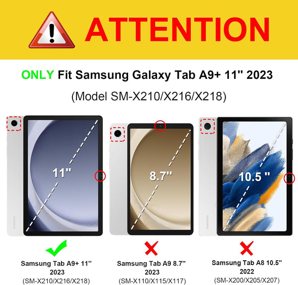 Fintie [2 Pack] Galaxy Tab A9 Plus 11" (2023) Screen Protector | Fintie