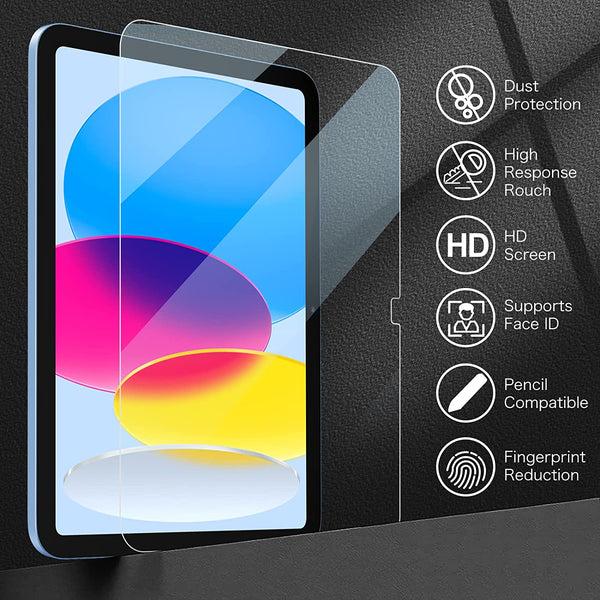 Fintie [2 Pack] IPad A16 11th Gen 2025 IPad 10th Generation Tempered Glass Screen Protector | Fintie
