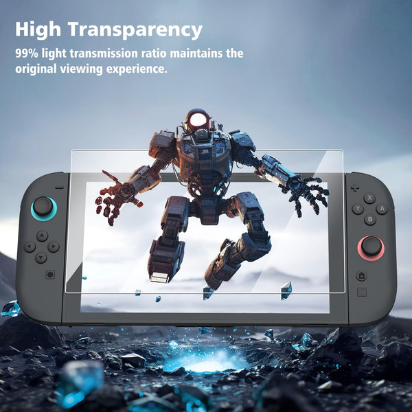 Fintie [2 Pack] Tempered Glass Screen Protector For Nintendo Switch 2 (2025) Anti-Scratch & HD Clear | Fintie