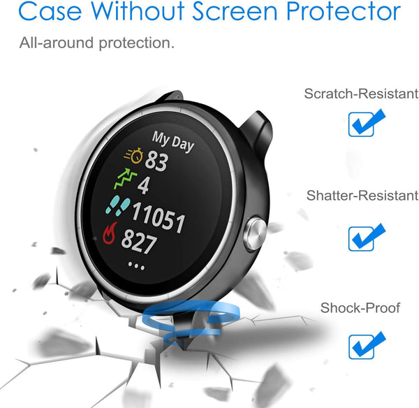 Fintie [3 Pack] Garmin Vivoactive 3 Slim Plated Protective Cover | Fintie