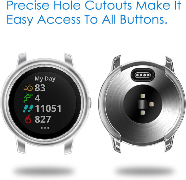 Fintie [3 Pack] Garmin Vivoactive 3 Slim Plated Protective Cover | Fintie