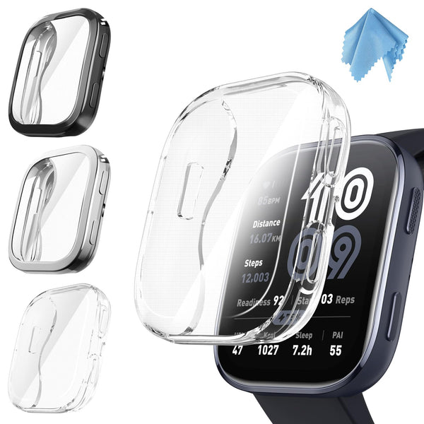 Fintie [3 Pack] Screen Protector Case For Amazfit Bip 6 Scratch-Proof Case Cover | Fintie