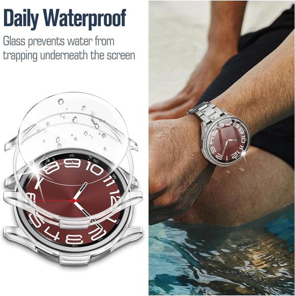 Fintie [4 Pack] Galaxy Watch 6 Classic (43mm/47mm) Case With Screen Protector | Fintie