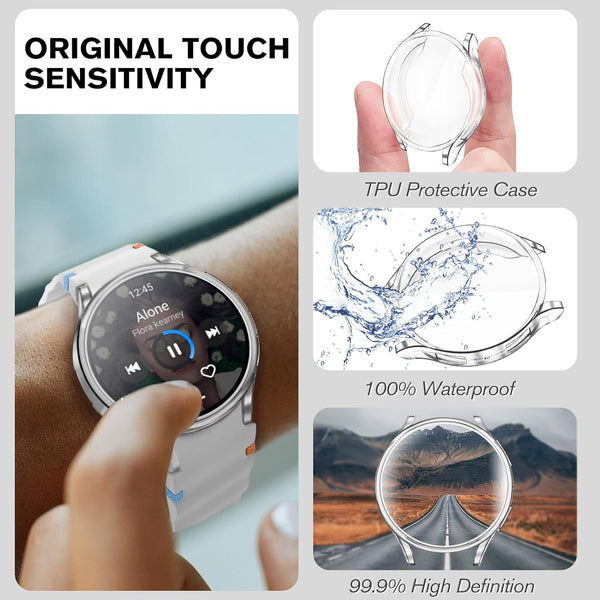 Fintie [4 Pack] Galaxy Watch 7 (40mm/44mm) Case With Screen Protector | Fintie