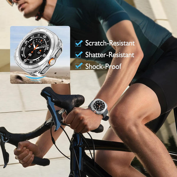 Fintie [4 Pack] Galaxy Watch Ultra 47mm Soft TPU Bumper Shell Cover | Fintie