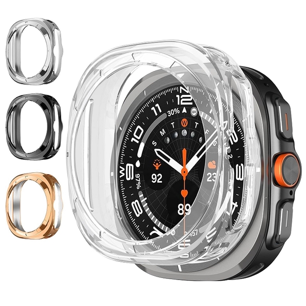 fintie [4 Pack] Galaxy Watch Ultra 47mm Soft TPU Bumper Shell Cover | Fintie