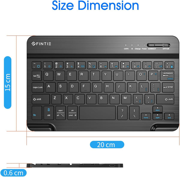 Fintie 7-Inch Ultrathin Wireless Bluetooth Keyboard For IPad/iPhone/Android Tablets | Fintie