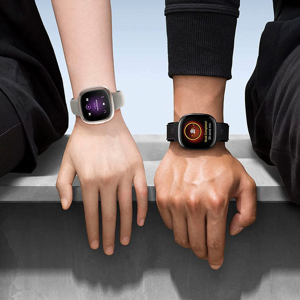 Fintie [8-Pack] Fitbit Versa 3 / Fitbit Sense Screen Protector Case | Fintie