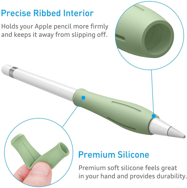 Fintie Apple Pencil Pro/ Apple Pencil USB-C/1st/2nd Gen Silicone Grip Holder | Fintie