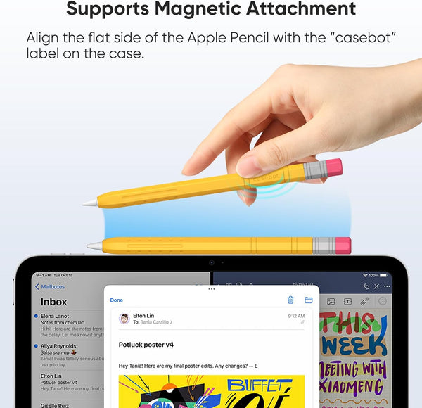 Fintie Apple Pencil (USB-C) Silicone Sleeve Case | Fintie