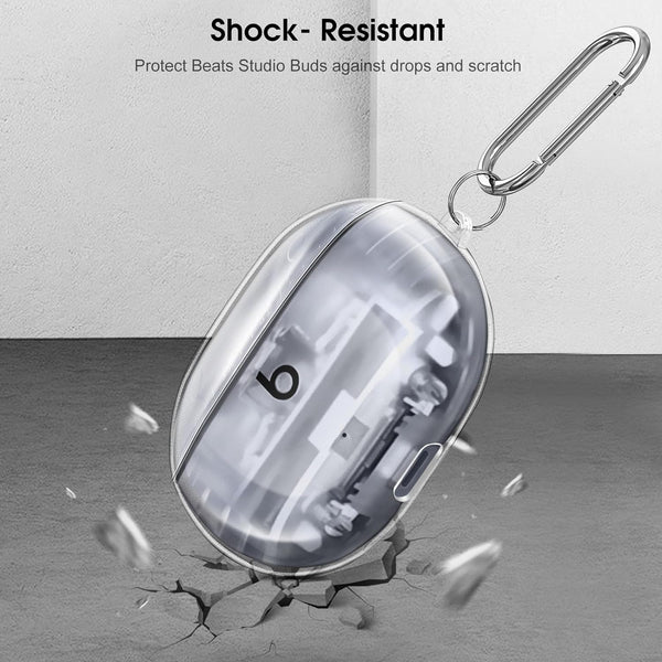 Fintie Beats Studio Buds + (2023) / Beats Studio Buds (2021) Cover With Keychain Carabiner | Fintie