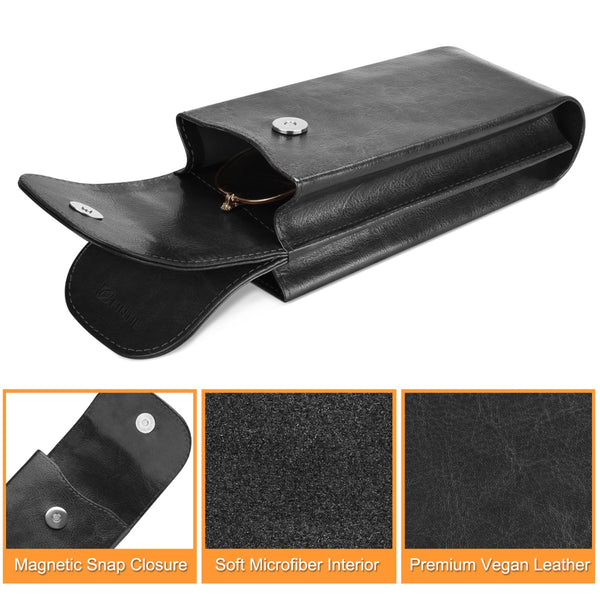 Fintie Double Eyeglasses Case With Carabiner Hook | Fintie