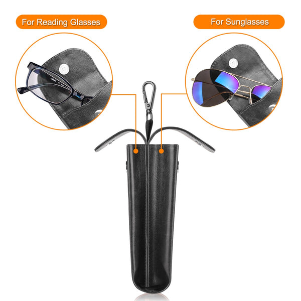 Fintie Double Eyeglasses Case With Carabiner Hook | Fintie