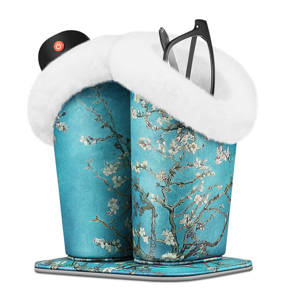 Fintie Double Plush Lined Eyeglasses Holder With Magnetic Base | Fintie