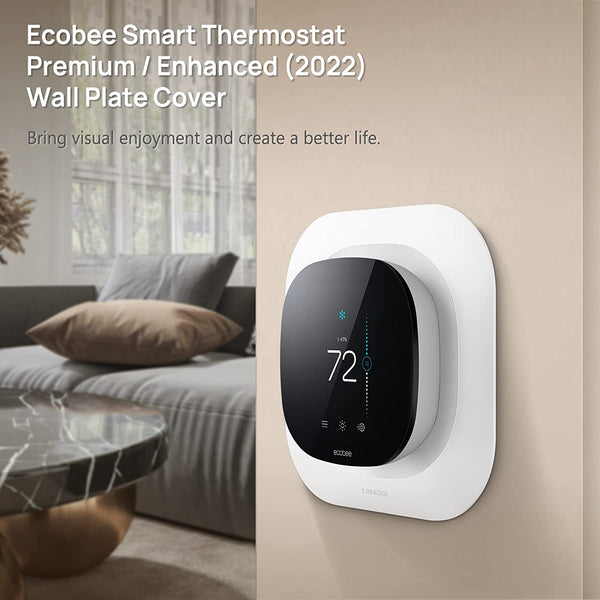 Fintie Ecobee Smart Thermostat Premium/Enhanced 2022 Wall Plate Cover | Fintie