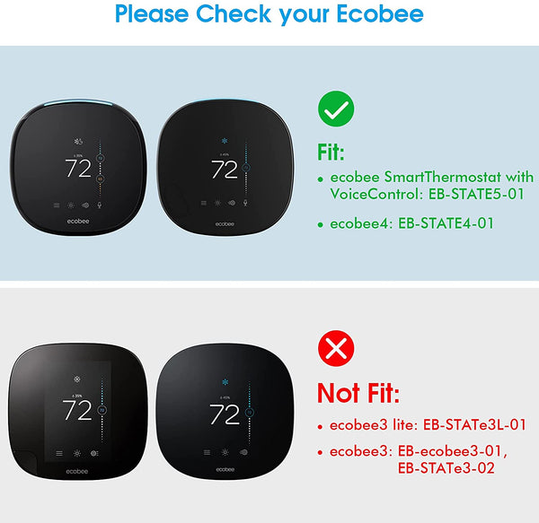 Fintie Ecobee Smart Thermostat With Voice Control Wall Plate Cover | Fintie