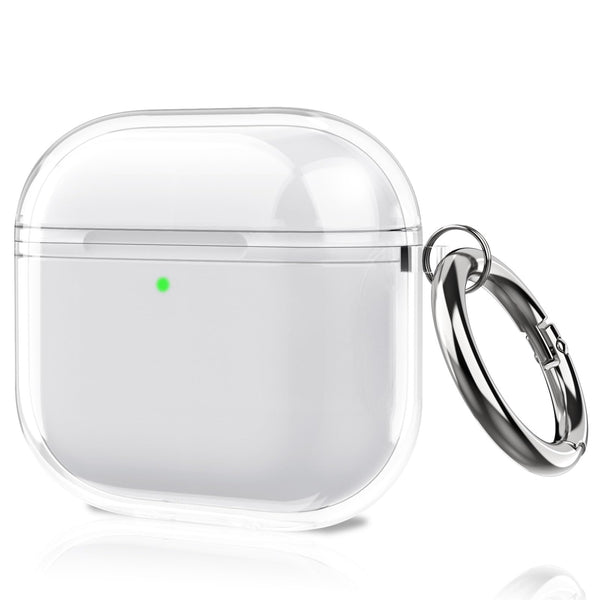 fintie Fintie Clear Case Cover for AirPods 4th Generation w/Keychain Carabiner Support Wireless Charging