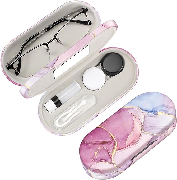 fintie Fintie Double-Layer Case for Contact Lenses and Eyeglasses