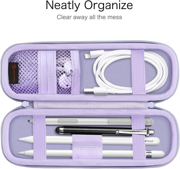 Fintie Fintie Holder Case For Apple Pencil Pro / Apple Pencil (USB-C) & Apple Pencil (1st / 2nd Generation) PU Leather Protective Carrying Bag Sleeve Compatible With Apple Pen USB Cable Samsung Stylus