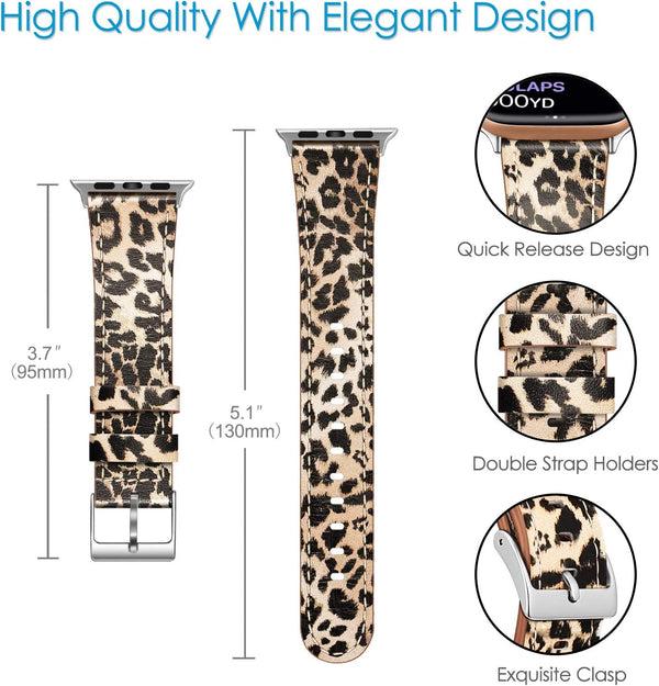 Fintie Fintie Leather Band For Apple Watch Series 9/8/7/6/5/4/3/2/1 And IWatch SE