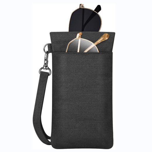 Fintie Fintie Soft Eyeglasses Case With Carrying Strap [Double Pouch]