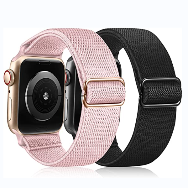 fintie Fintie Stretchy Nylon Band for Apple Watch 38mm/40mm/41mm (2 Pack)