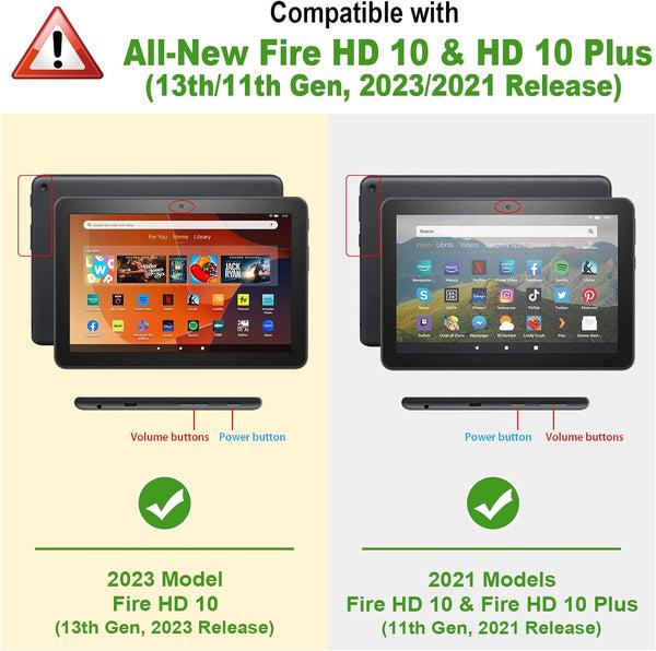 Fintie Fire HD 10 (13th Gen 2023 11th Gen 2021) Multi-Angle Stand Case | Fintie