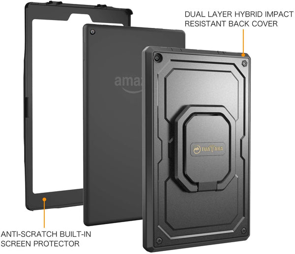 Fintie Fire HD 10 (9th Gen 2019 7th Gen 2017) Tuatara 360 Rotating Case | Fintie