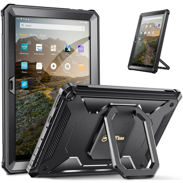 fintie Fire HD 10/HD 10 Plus (11th Gen 2021) Tuatara Magic Ring Case | Fintie