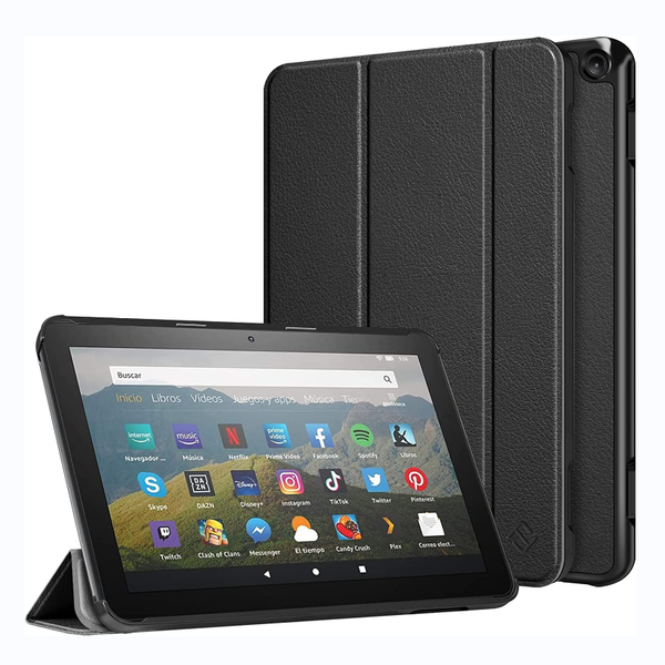 fintie Fire HD 8 / Fire HD 8 Plus (12th/10th Gen 2024/2022/2020) Slim Trifold Case | Fintie