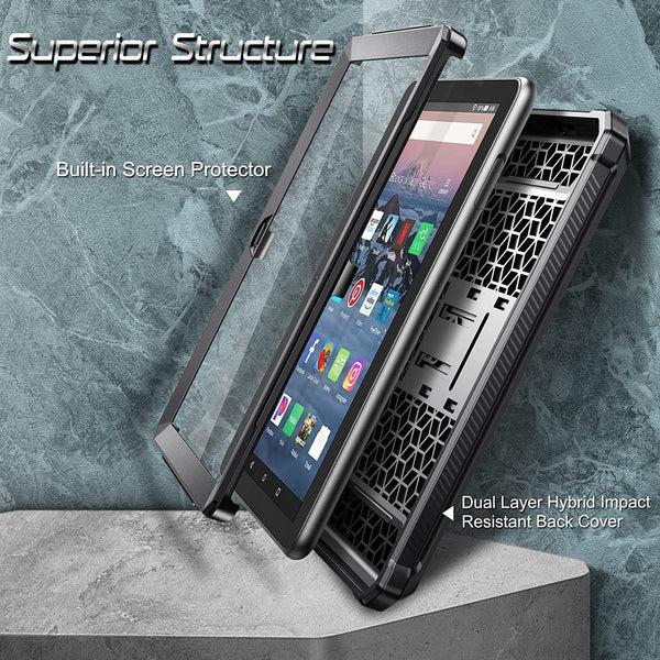 Fintie Fire HD 8 / Fire HD 8 Plus (12th Gen 2024/2022) Tuatara Kickstand Case | Fintie