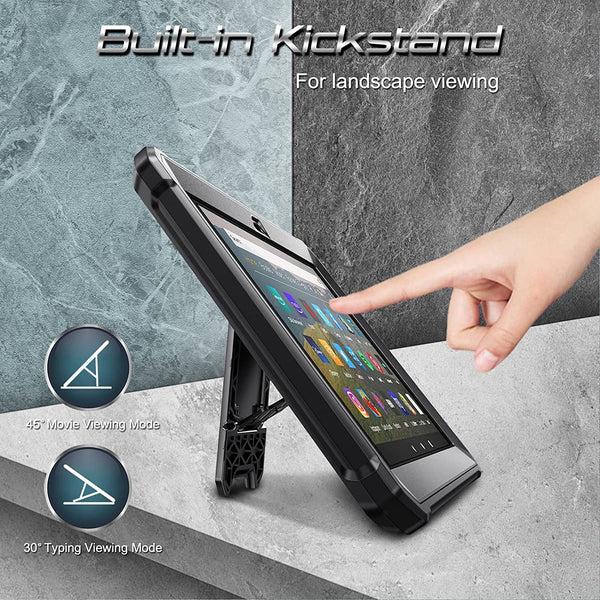 Fintie Fire HD 8 / Fire HD 8 Plus (12th Gen 2024/2022) Tuatara Kickstand Case | Fintie