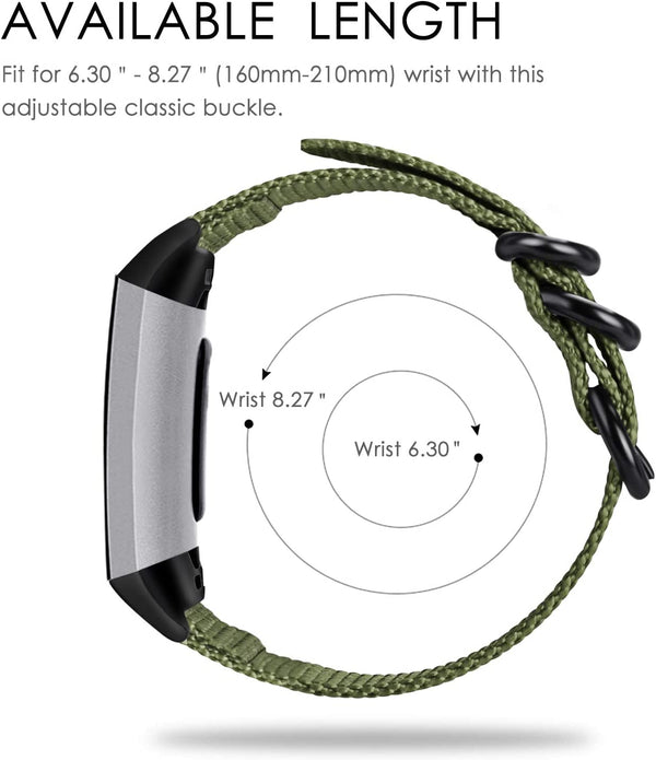 Fintie Fitbit Charge 4/ Charge 3 Nylon Sports Band | Fintie