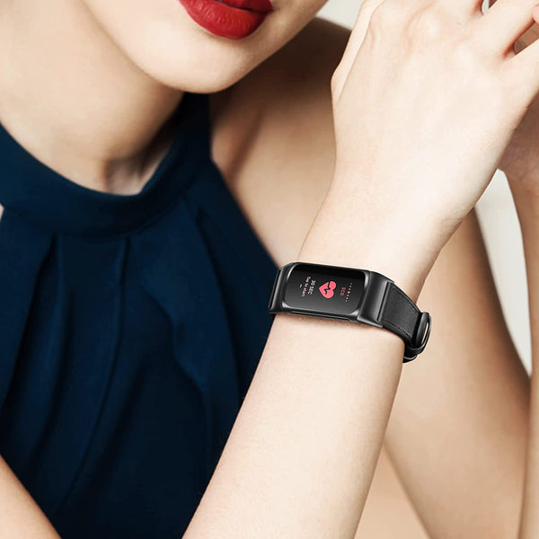 Fintie Fitbit Charge 6/ Fitbit Charge 5 Genuine Leather Band | Fintie