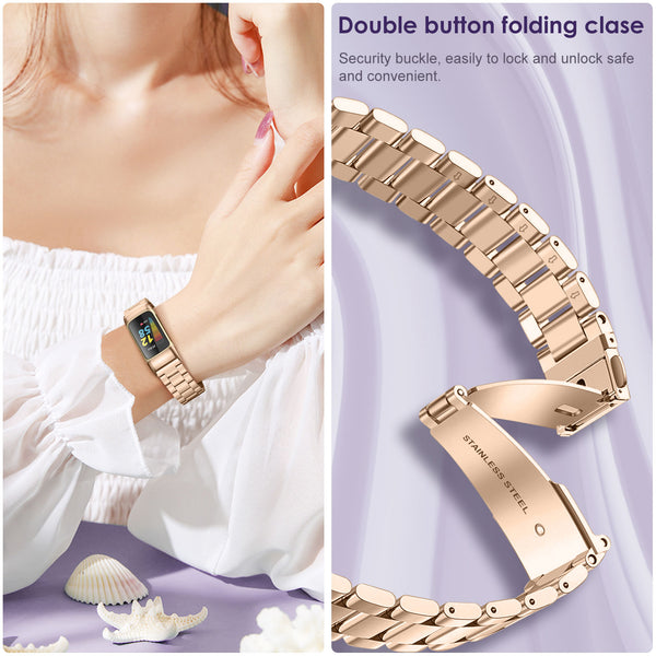 Fintie Fitbit Charge 6/ Fitbit Charge 5 Metal Bands | Fintie