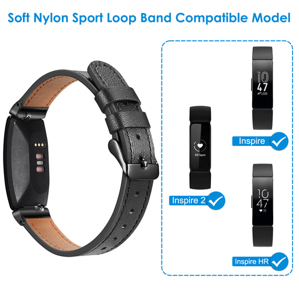 Fintie Fitbit Inspire 2 / Inspire HR / Inspire Genuine Leather Band | Fintie