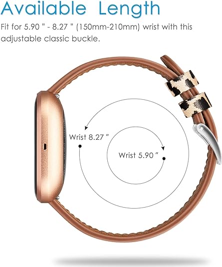 Fintie Fitbit Versa 2/Versa/Versa Lite Genuine Leather Band | Fintie