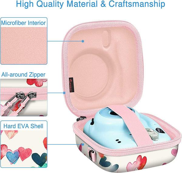 Fintie Fujifilm Instax Mini 12/Mini 11/ 9/ 8/ 7+/ 7s/ 40/ 90/ 70/ 25/ 26 Instant Camera Case | Fintie