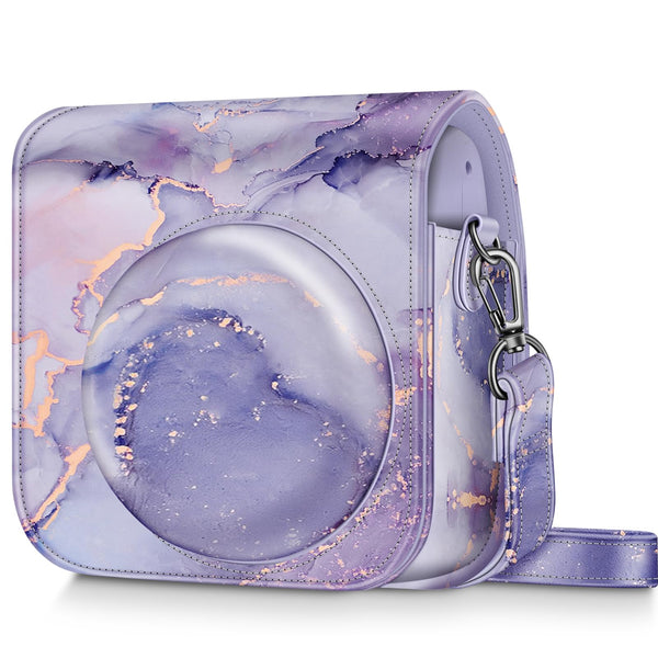 Fintie Fujifilm Instax Mini SE Instant Camera Protective Case Vegan Leather Camera Bag | Fintie