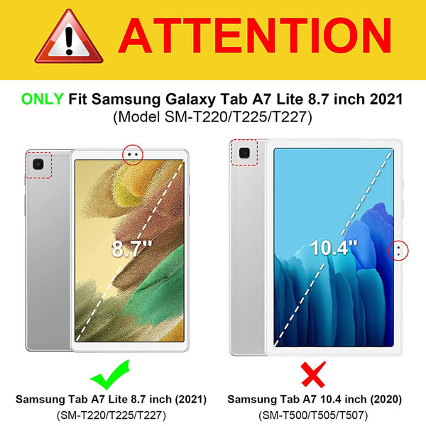 Fintie Galaxy Tab A7 Lite 8.7 Inch 2021 Folio Keyboard Case | Fintie