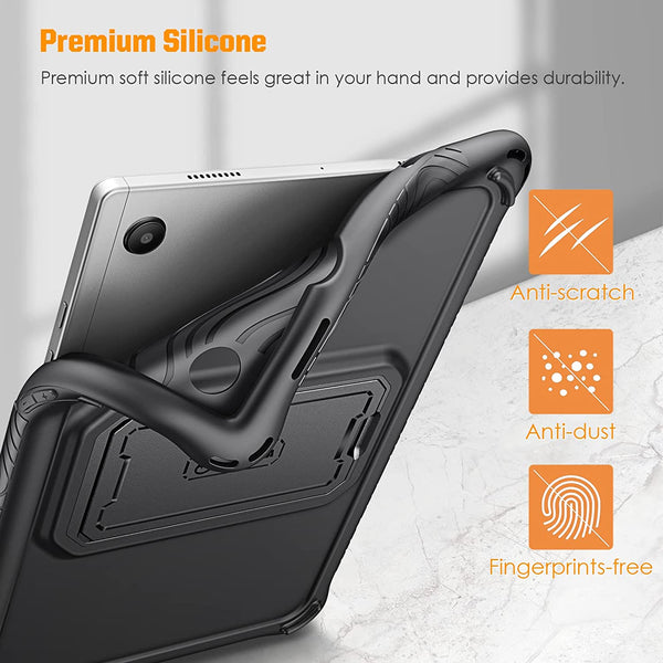 Fintie Galaxy Tab A8 10.5 Inch 2021 Silicone Case W/Built-in Kickstand | Fintie